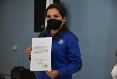Registra PAN a Ivett Bermea como candidata a la presidencia municipal de Matamoros
