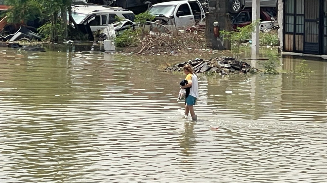 Siete colonias de Reynosa permanecen inundadas tras tormenta eléctrica