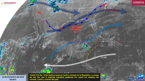 Prevalecerá el ambiente frío en gran parte del país