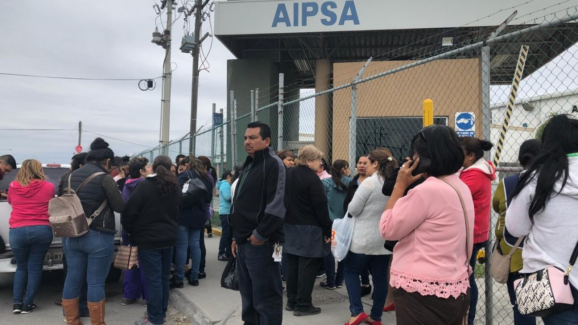 Estalla la huelga en 44 maquiladoras de Matamoros 