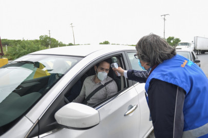 Se mantiene filtro sanitario en Km. 26 de Nvo. Laredo