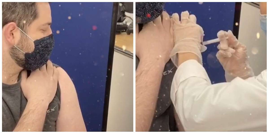 Vacunan contra Covid-19 a estudiante que solo iba al súper