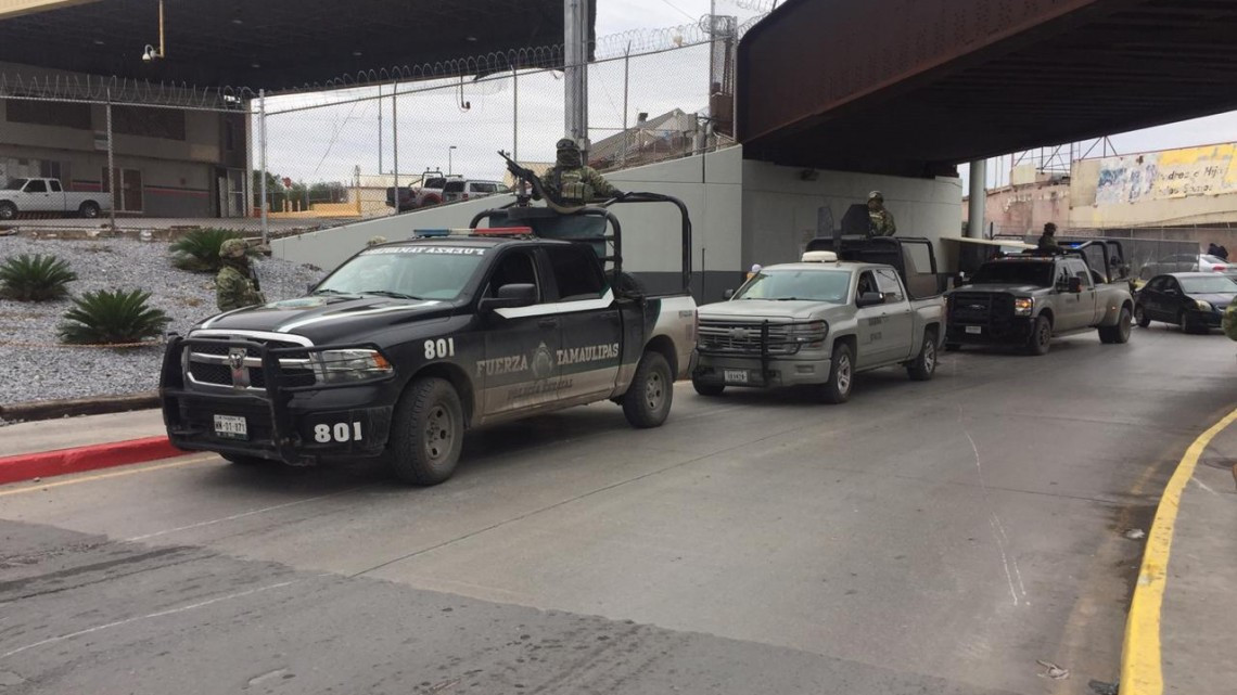 Reportan amenaza de bomba en puente Viejo de Matamoros