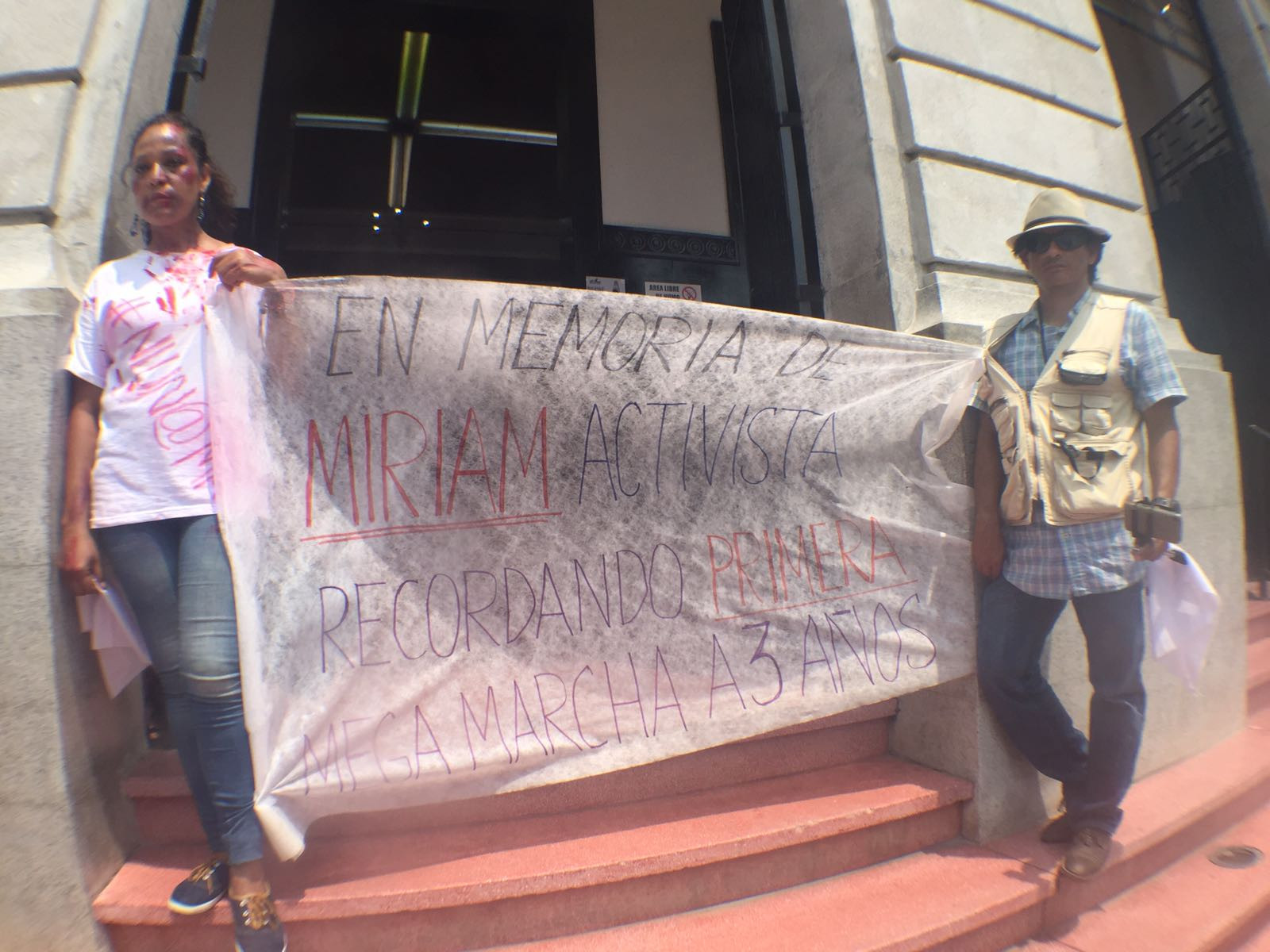 Activistas exigen justicia por la muerte de su compañera Miriam 