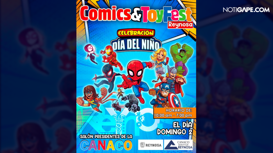 Invita CANACO a Expo Cómics & ToyFest