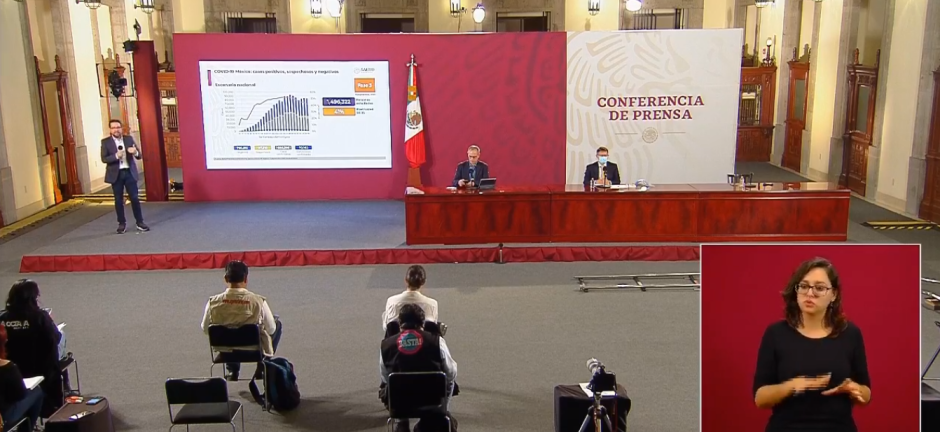 Suman 70 mil decesos por COVID-19 en México 