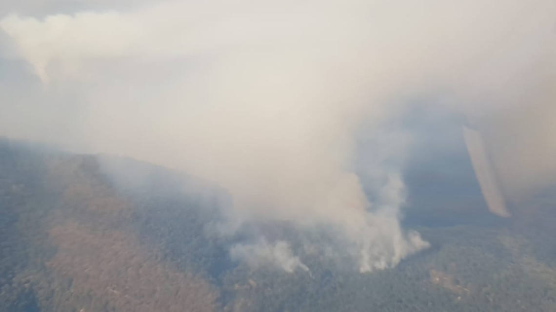 Incendio en sierra de Hidalgo arrasa 190 hectáreas