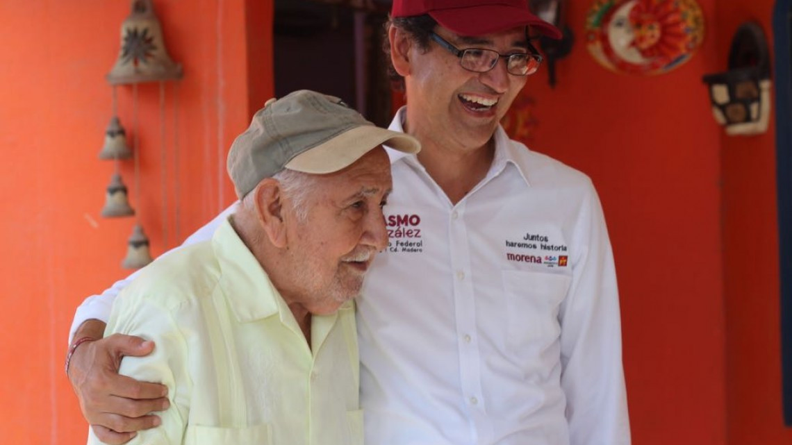 Erasmo González Robledo, candidato de "Juntos Haremos Historia", arriba en encuestas