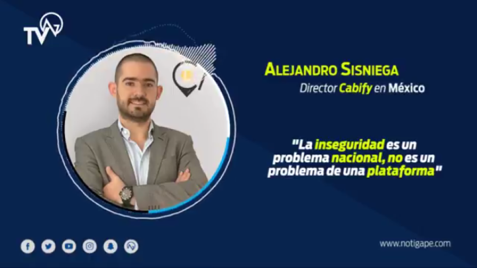 Inseguridad es problema nacional: director de Cabify