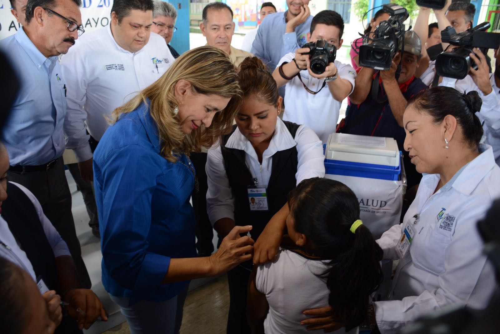 Inaugura Maki Ortiz Segunda Semana Nacional de Vacunación