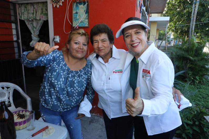 Habitantes de la "Borreguera" refrendan su apoyo a Magda