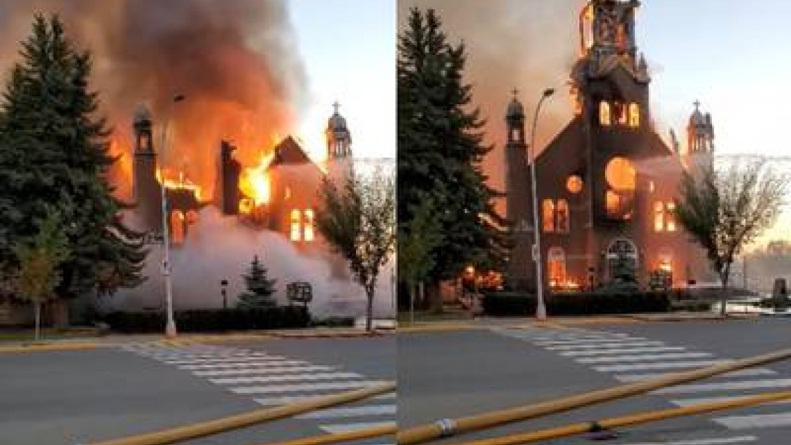 Queman Iglesias en Canadá tras el hallazgo de tumbas de niños indígenas