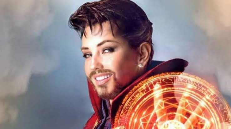 Thalía se disfraza del Dr. Strange para Halloween 