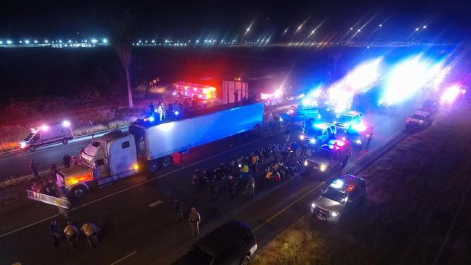 Hallan a 86 inmigrantes indocumentados dentro un camión en Raymondville