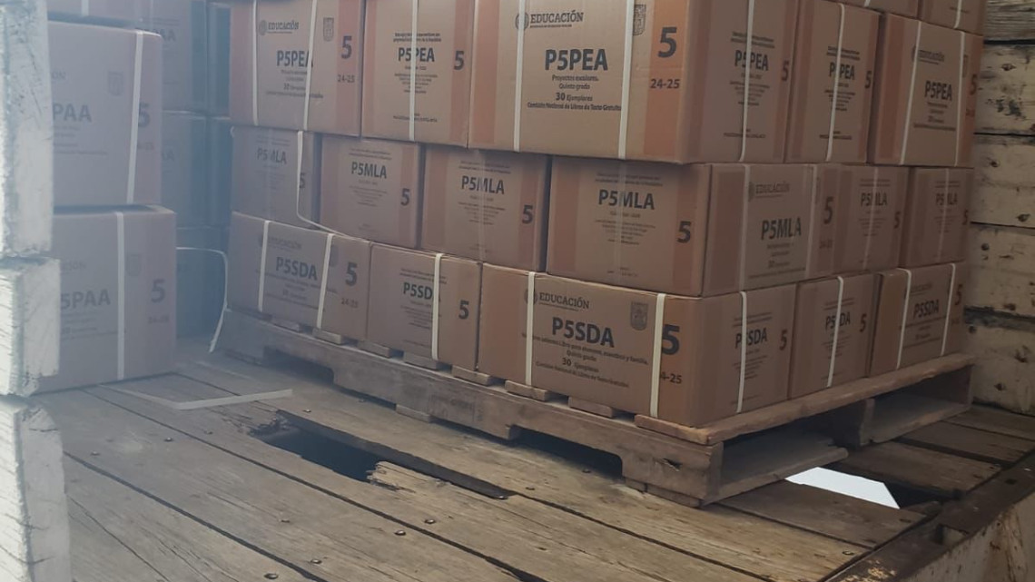 Listos libros de texto para nuevo ciclo escolar