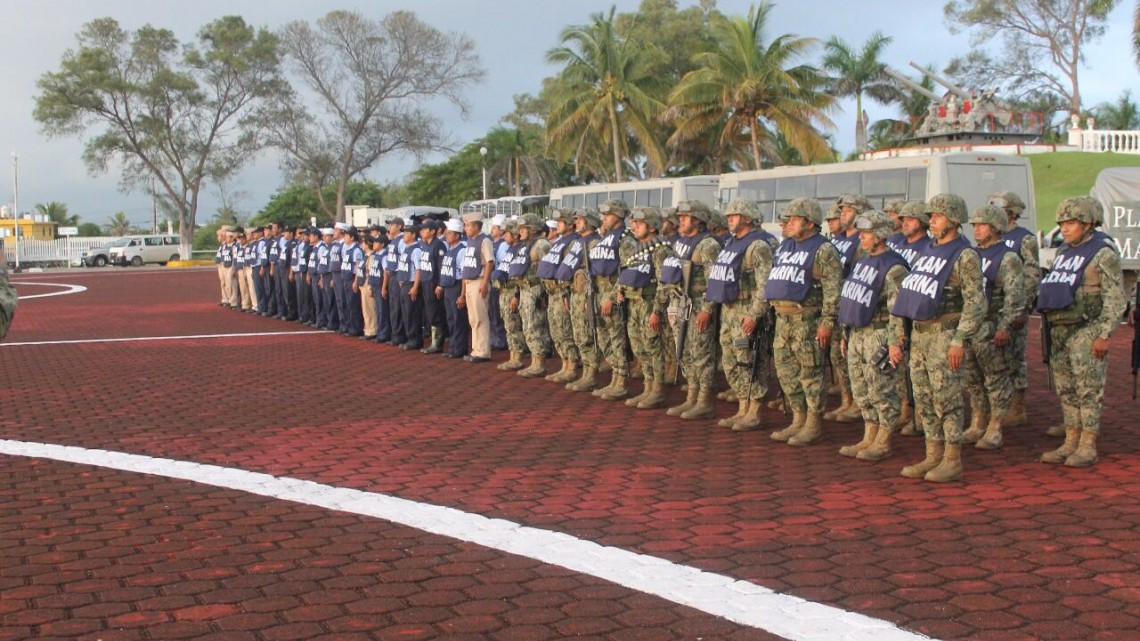 Unidad de apoyo móvil de la primera zona naval lista en caso de desastres