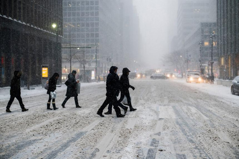  Se registran intensas nevadas en el norte de Texas y Oklahoma
