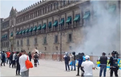 Ataque con bombas a Palacio Nacional es un acto de provocación vinculado con elecciones: AMLO