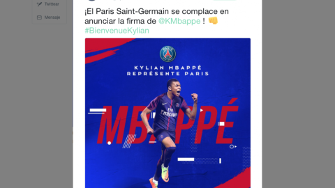 Mbappé ya es parte del PSG