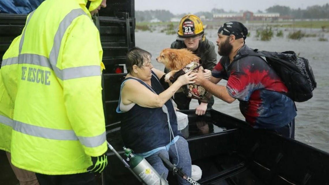 13 muertos tras paso “Florence”