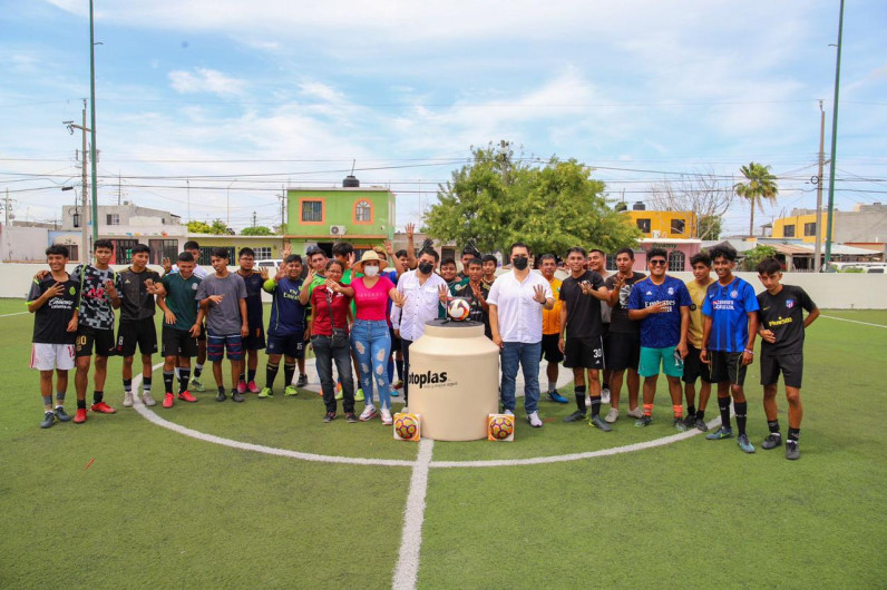 Atiende Gobierno de Reynosa restauración de espacios públicos y deportivos 