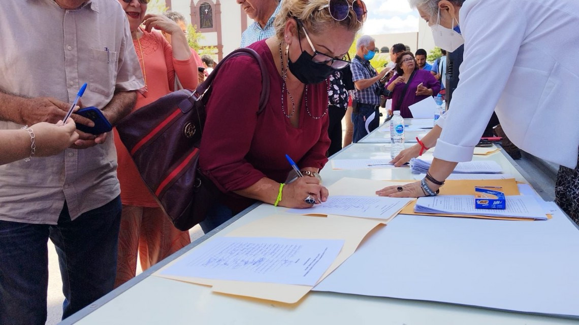 Recolectan firmas en apoyo a Américo Villarreal