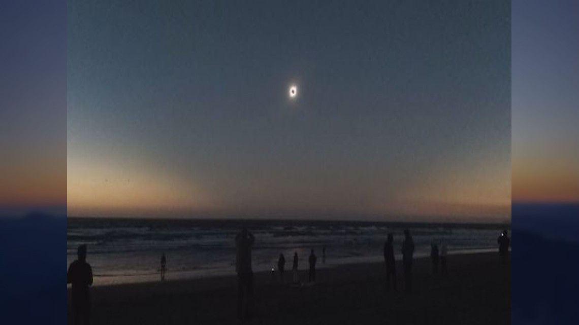  Así se vivió el eclipse de este martes