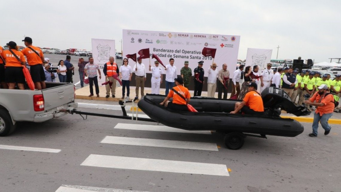 Activa Alcalde operativo de seguridad Semana Santa 2019 en Playa Bagdad