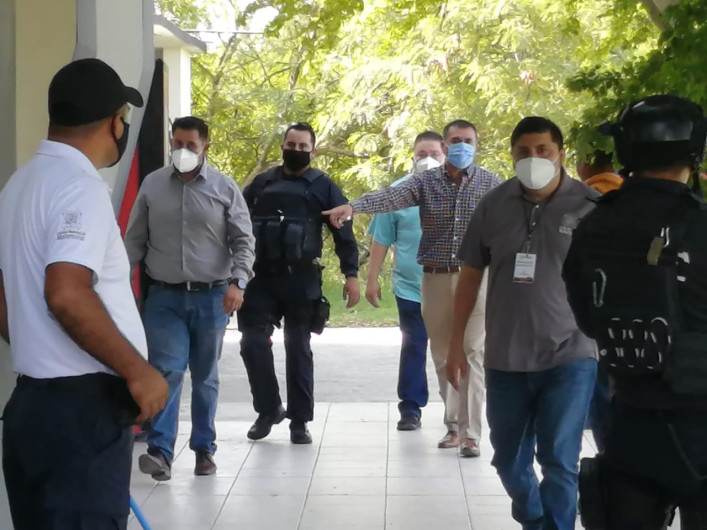 Llegan mandos de Cd. Victoria a las oficinas de la SSP de Matamoros
