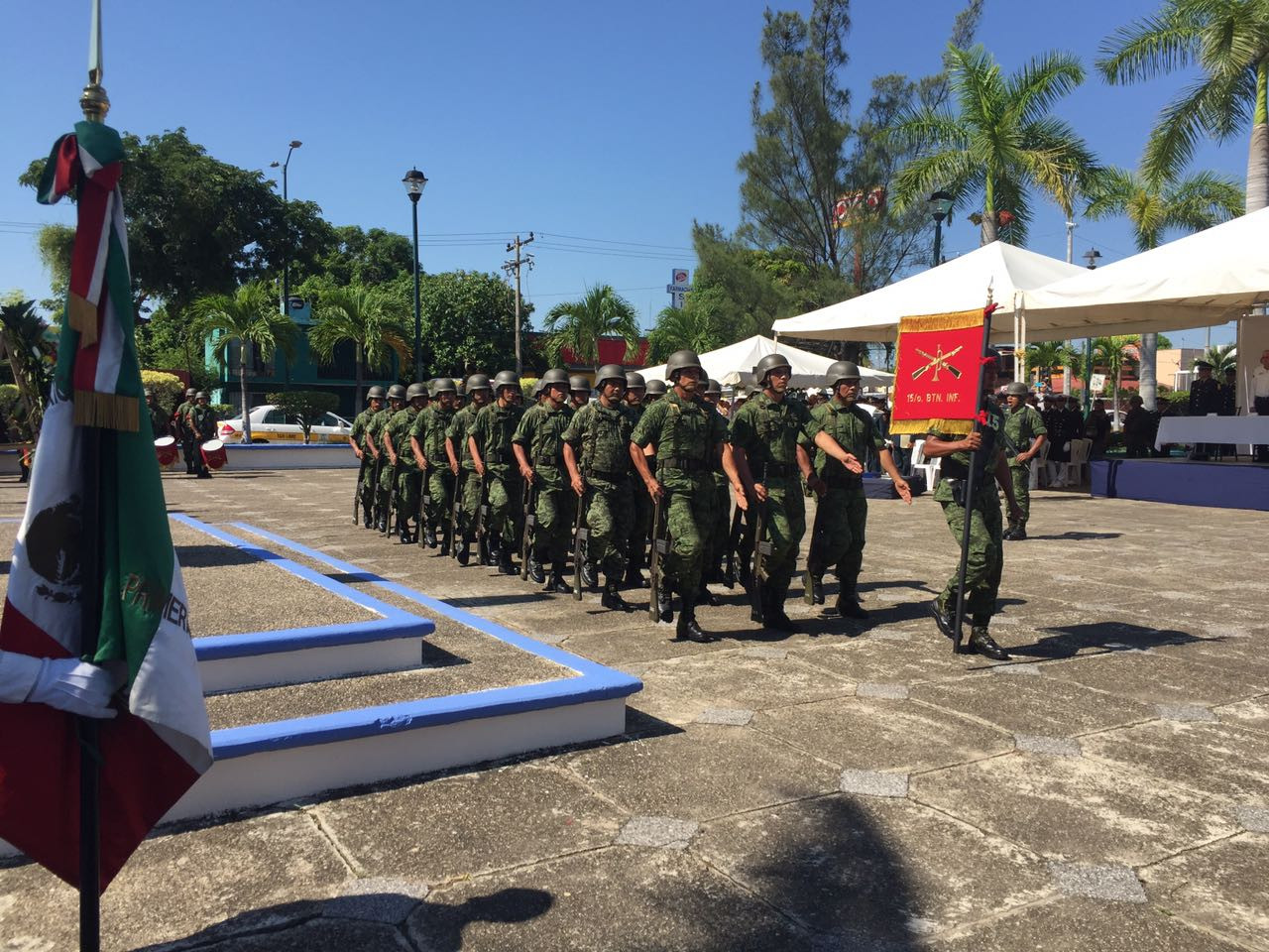 Recuerdan en Madero con honores a los Niños Héroes de Chapultepec