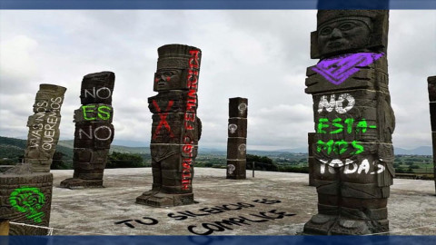 Realizan pintas virtuales para protestar contra feminicidios en Hidalgo 