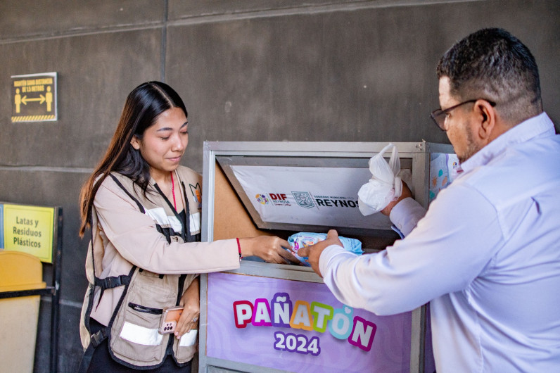 DIF Reynosa invita a apoyar el Pañatón 2024