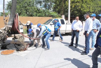 Trabaja a tope COMAPA Reynosa durante pandemia