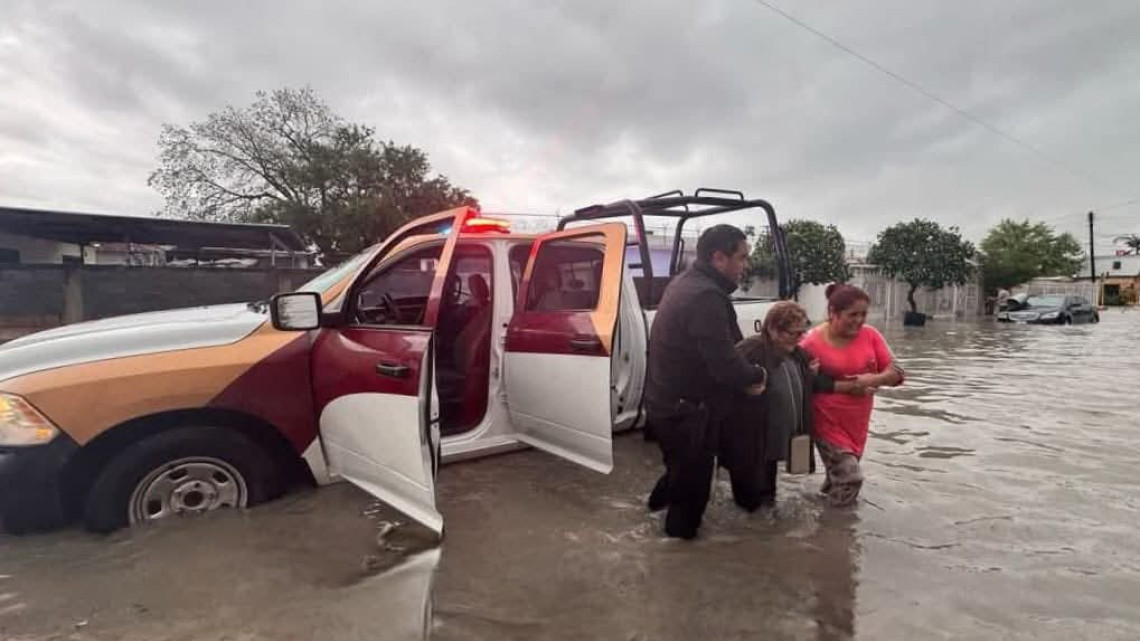 Alertan sobre zonas afectadas en Ciudad Victoria tras tormenta tropical 'Barry'
