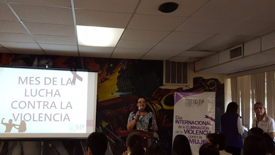 DIF Matamoros lleva programa “#AmorNoDolor a secundarias