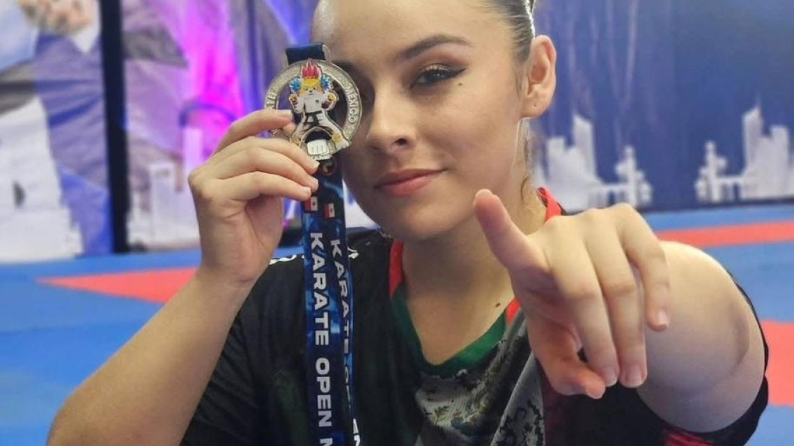 Orgullo Neolaredense: Yaneth Quiroz clasifica al Campeonato Mundial de Karate en Egipto