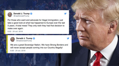 Nunca aceptaremos la inmigración ilegal: Trump 