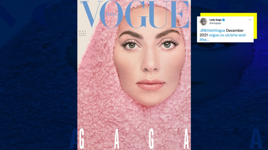 Lady Gaga sorprende en portadas de "Vogue"
