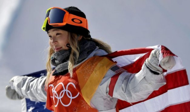 Chloe Kim, con tan solo 17 añitos, consiguió su primer oro olímpico 