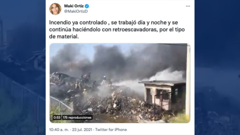 Controlan incendio de planta maquiladora