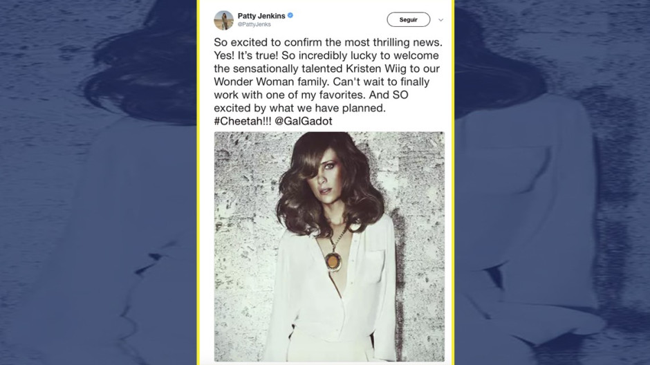 Kristen Wiig será Cheetah en Wonder Woman 2