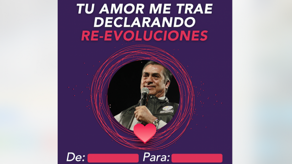 “El Bronco” se luce con tarjetas personalizadas para San Valentín