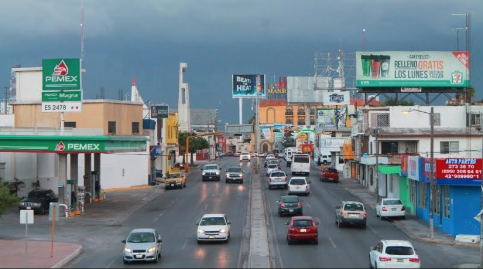 Cara y escasa gasolina en Reynosa