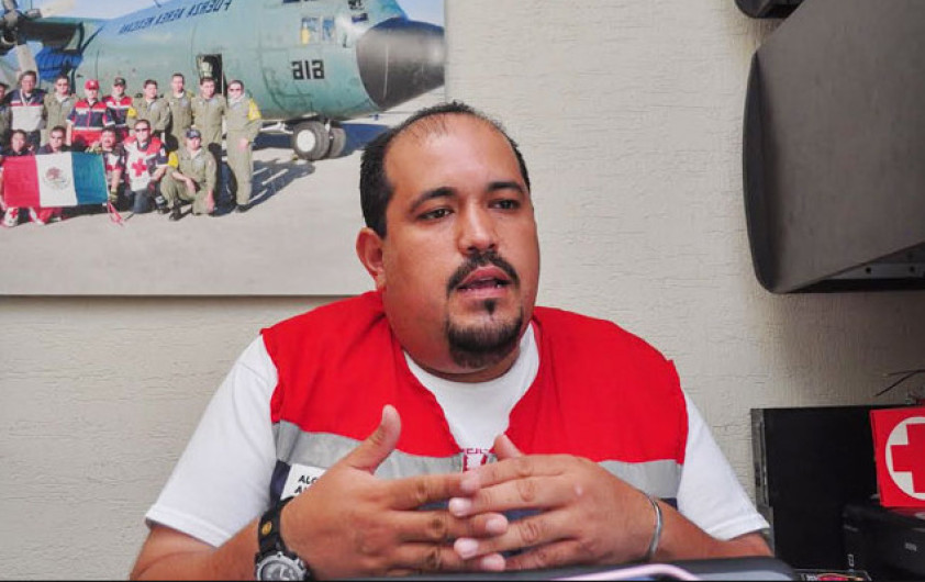 Apoya Cruz Roja Tamaulipas labores de rescate en CDMX