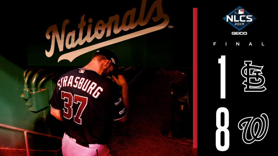 Nats a 1 juego de llegar a la Serie Mundial