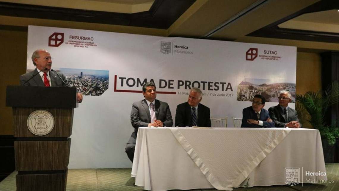 Nombran a nuevo presidente de la Sociedad de Urbanismo de Tamaulipas