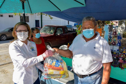 DIF Reynosa entrega apoyos al personal del ISSSTE Reynosa