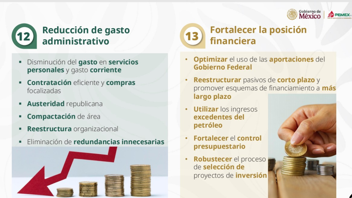Plan 2025-2035 Pemex: Autosuficiencia financiera y renovación de modelo petrolero 