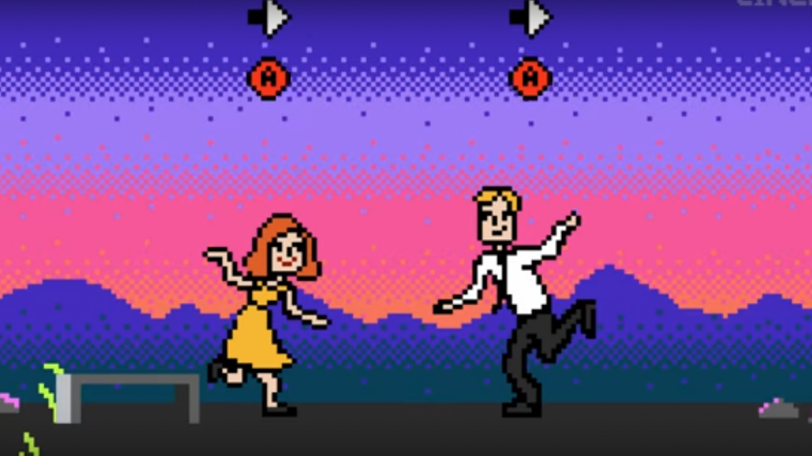 Este es el nuevo videojuego de "La la land" en 8-Bits