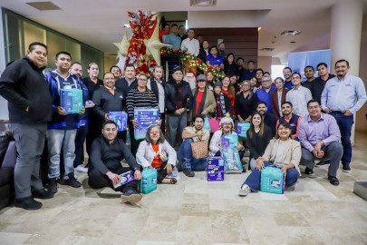 Agradece DIF Reynosa a Eaton Industries por apoyo para adultos mayores